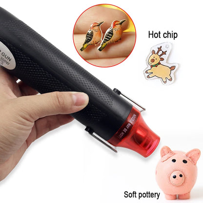 300W Mini Heat Gun with Stand for DIY Shrink & Crafts by HitMyNeed