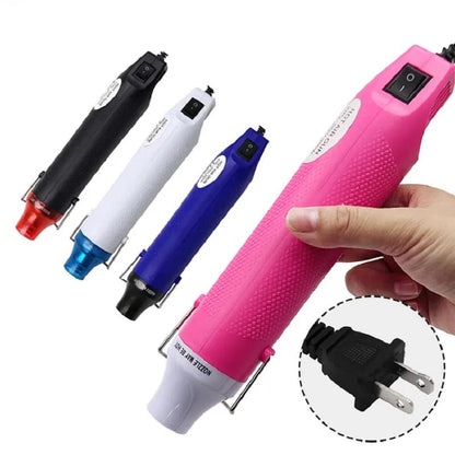 300W Mini Heat Gun with Stand for DIY Shrink & Crafts by HitMyNeed