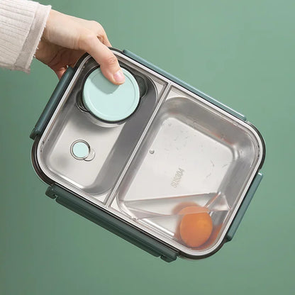304 Stainless Steel Leakproof Bento Lunch Box 850ml by HitMyNeed