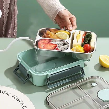 304 Stainless Steel Leakproof Bento Lunch Box 850ml by HitMyNeed