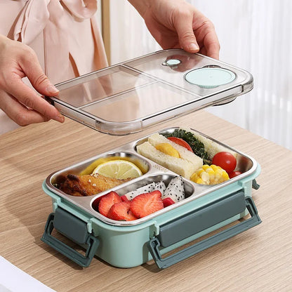 304 Stainless Steel Leakproof Bento Lunch Box 850ml by HitMyNeed