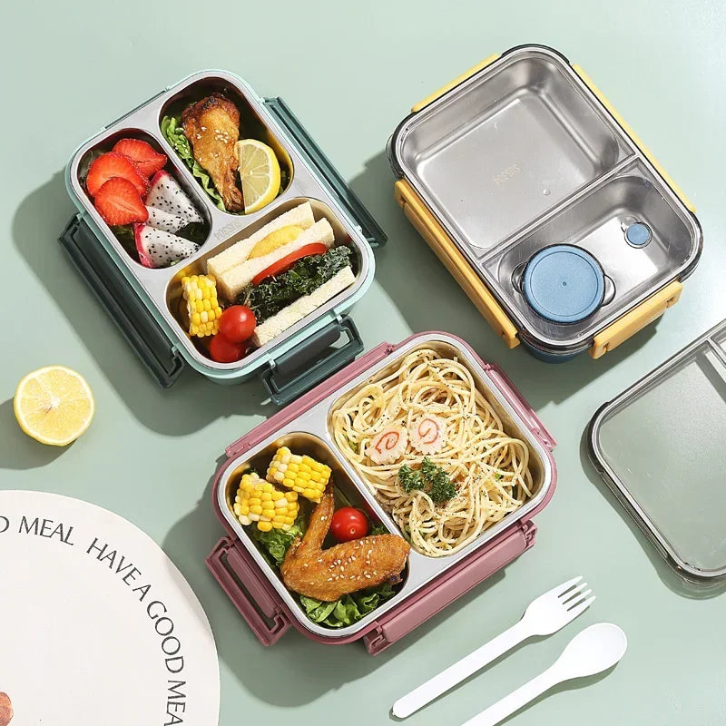 304 Stainless Steel Leakproof Bento Lunch Box 850ml by HitMyNeed