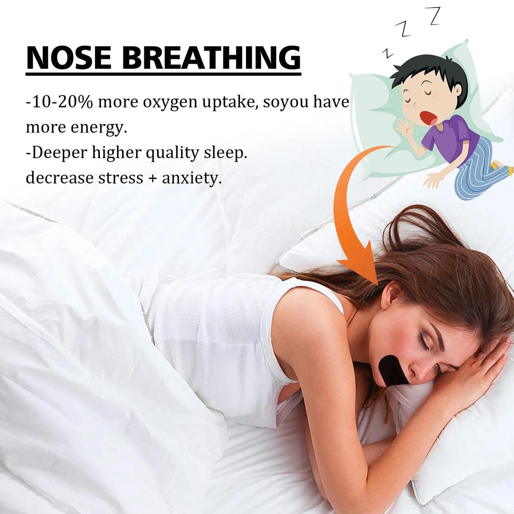 30pcs Anti-Snoring Mouth Tape for Better Night Breathing by HitMyNeed