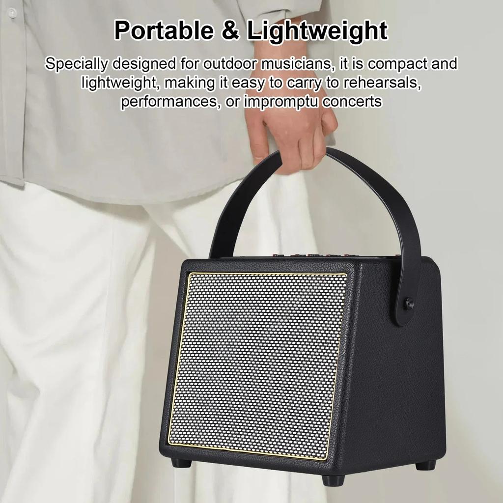 30W Bluetooth Guitar Amp with Effects & Mic Inputs by HitMyNeed