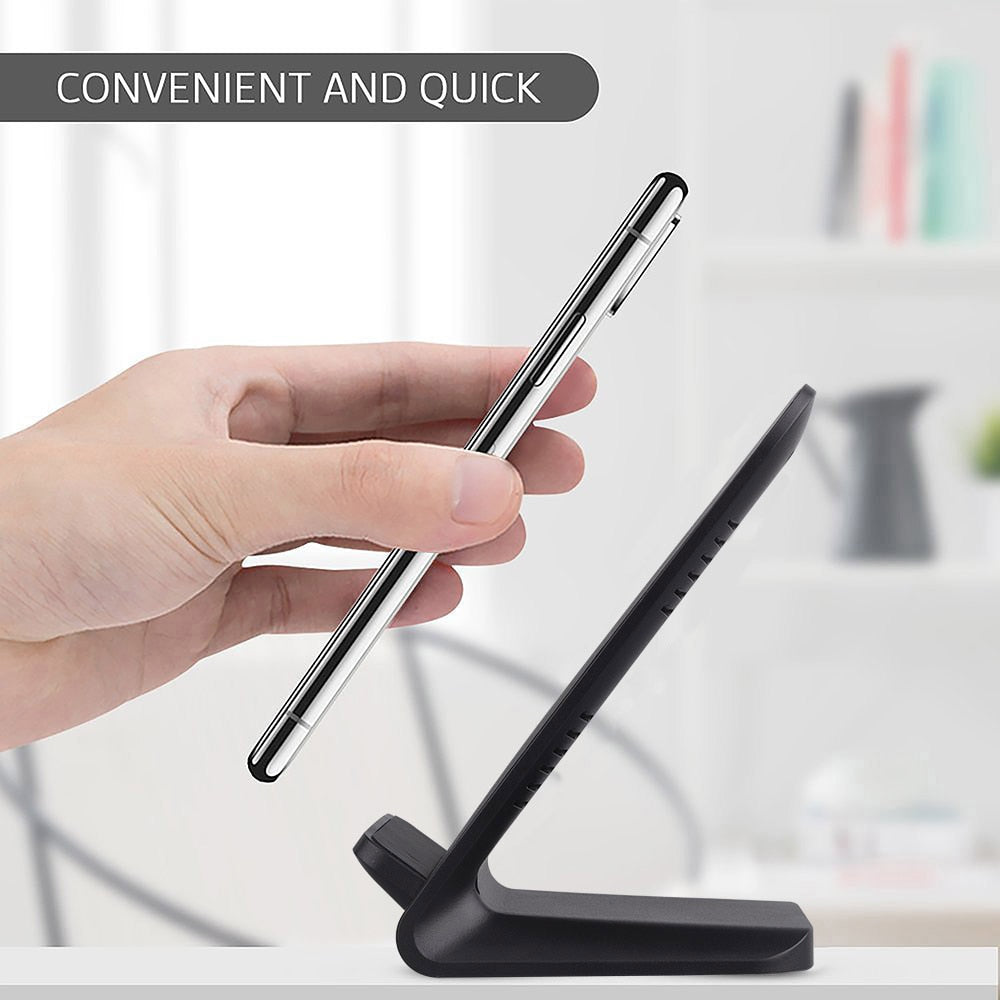 30W Fast Wireless Charger Stand with Type-C Cable by HitMyNeed
