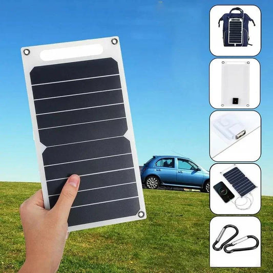 30W Portable Waterproof Solar Panel with USB Output by HitMyNeed