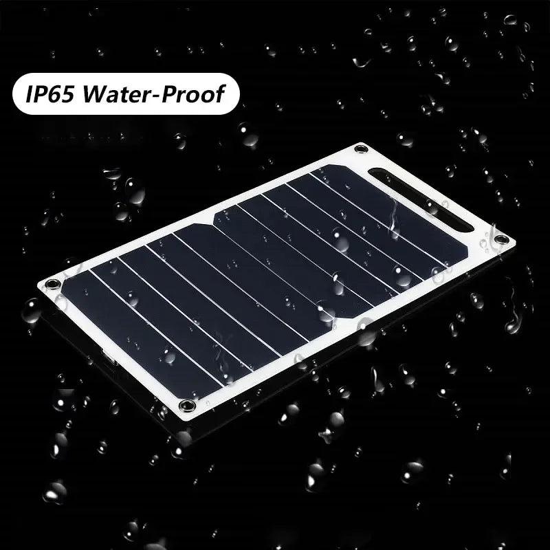 30W Portable Waterproof Solar Panel with USB Output by HitMyNeed