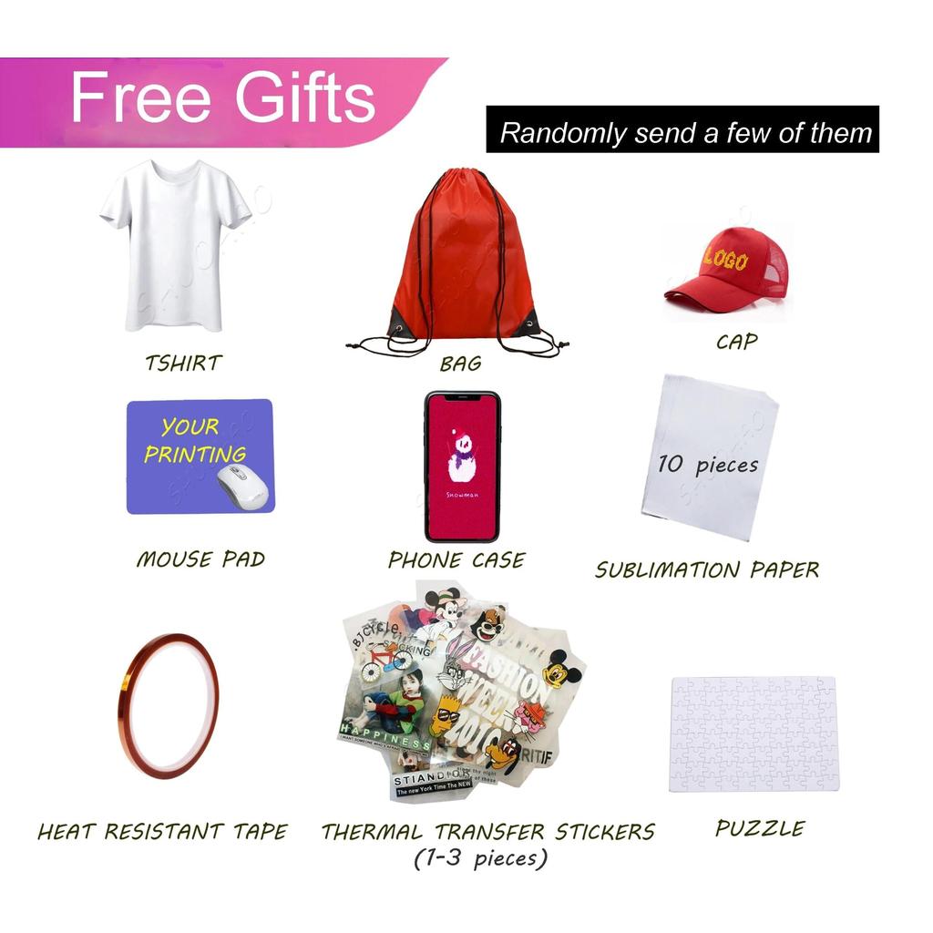 30x38cm 8-in-1 Combo Heat Press Machine CE by HitMyNeed