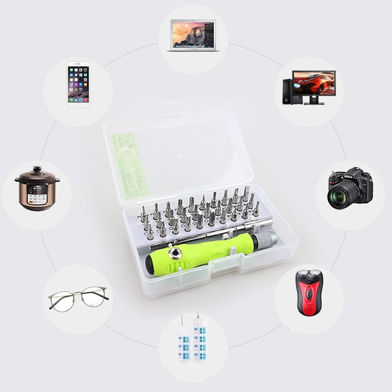 32-in-1 Precision Magnetic Screwdriver Repair Kit by HitMyNeed