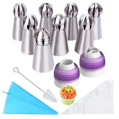 32-Piece Icing Nozzle and Piping Bag Set by HitMyNeed