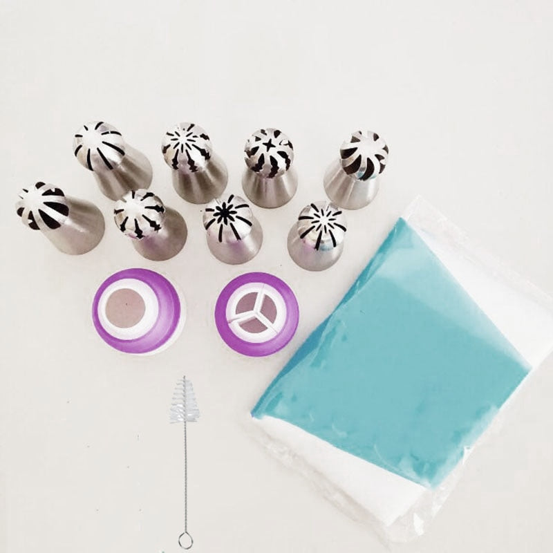 32-Piece Icing Nozzle and Piping Bag Set by HitMyNeed