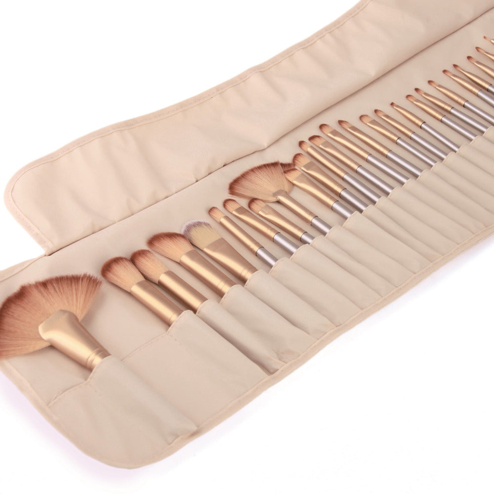 32-Piece Makeup Brush Set with Travel Holder by HitMyNeed