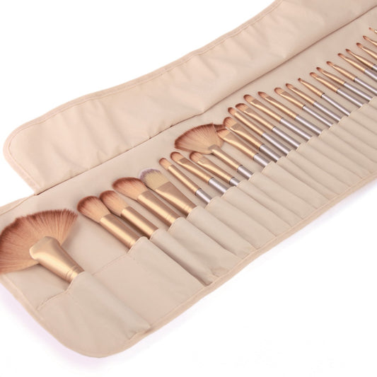 32-Piece Makeup Brush Set with Travel Holder by HitMyNeed