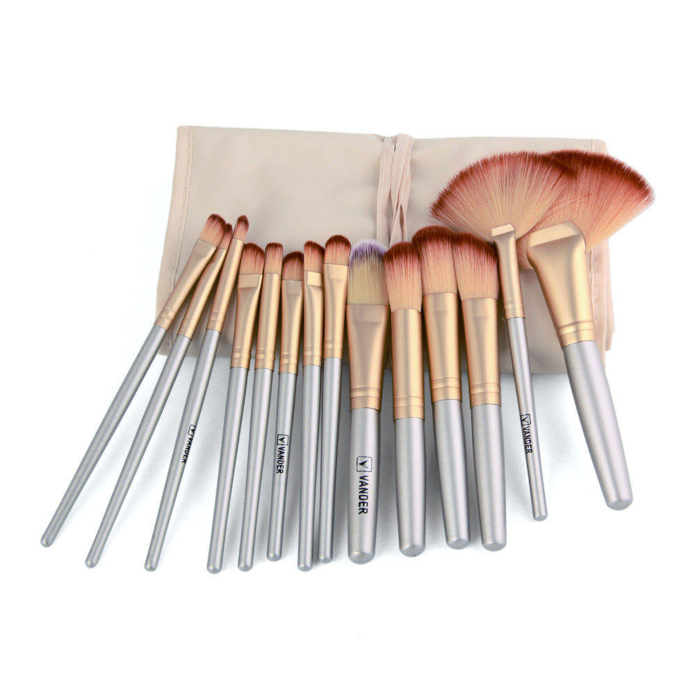 32-Piece Makeup Brush Set with Travel Holder by HitMyNeed