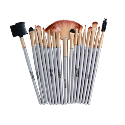 32-Piece Makeup Brush Set with Travel Holder by HitMyNeed