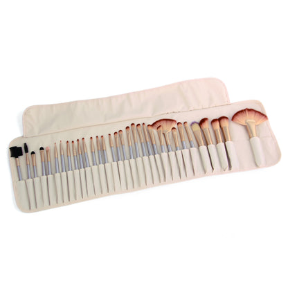 32-Piece Makeup Brush Set with Travel Holder by HitMyNeed