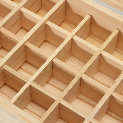 32 Slot Wooden Essential Oil Storage Box by HitMyNeed