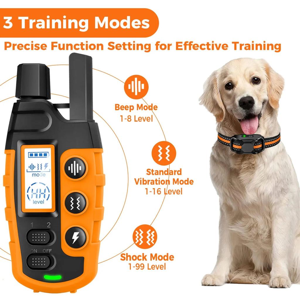 3300Ft Waterproof Dog Training Collar with Remote by HitMyNeed