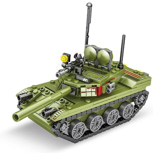 331pcs T-85 WW2 Tank & Soldier Building Block Set by HitMyNeed