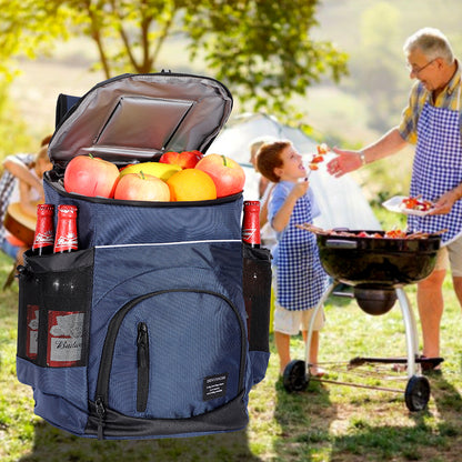 33L Insulated Cooler Backpack, Holds 36 Cans by HitMyNeed