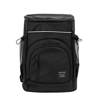 33L Insulated Cooler Backpack, Holds 36 Cans black by HitMyNeed