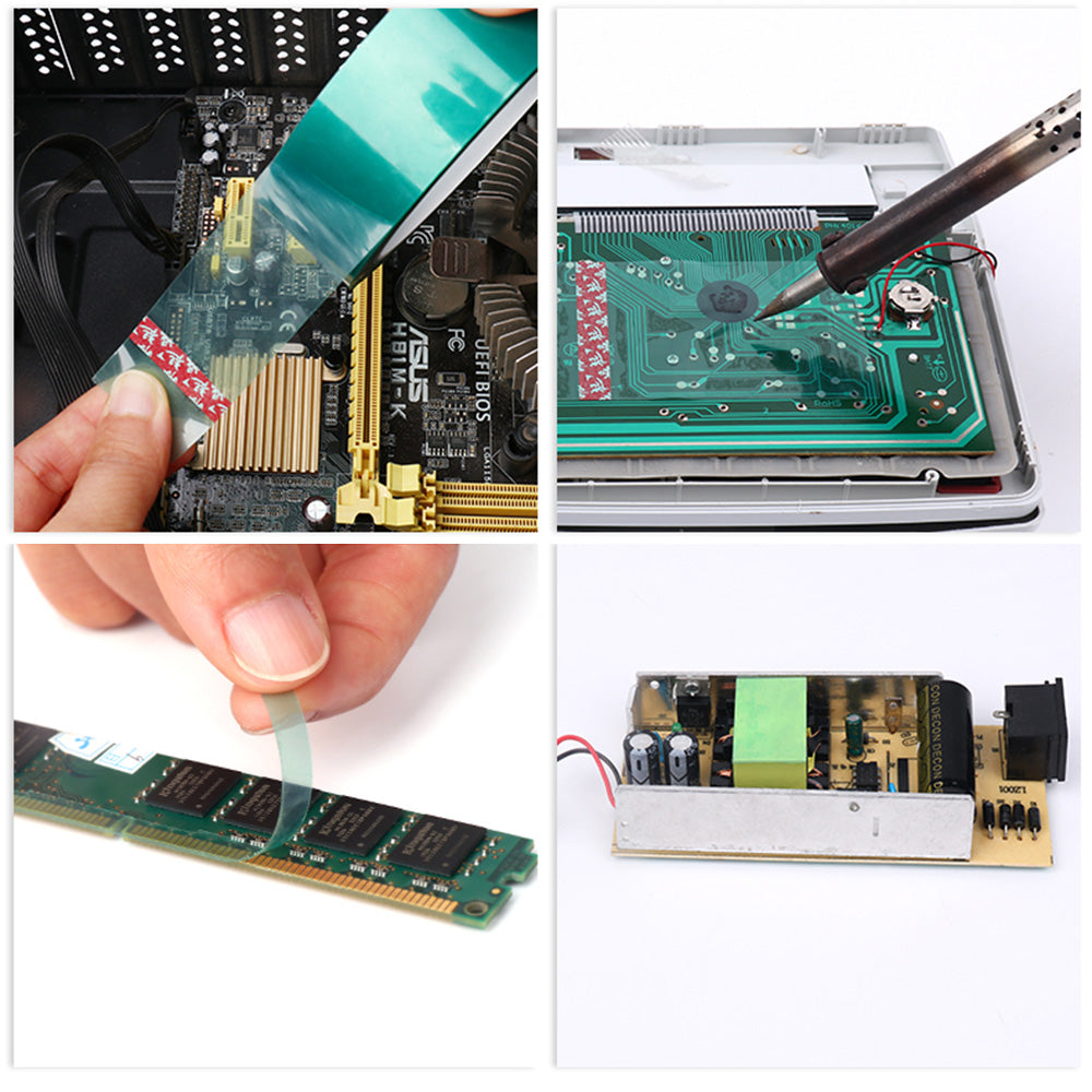 33m Green PET High Temperature PCB Masking Tape 18mm by HitMyNeed