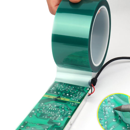 33m Green PET High Temperature PCB Masking Tape 25mm by HitMyNeed
