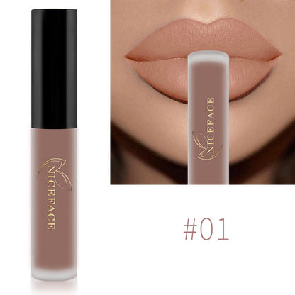 34-Color Nude Matte Waterproof Liquid Lipstick Set 1 by HitMyNeed