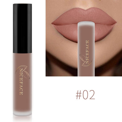 34-Color Nude Matte Waterproof Liquid Lipstick Set 2 by HitMyNeed