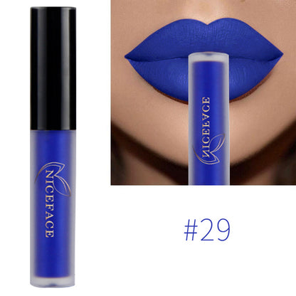 34-Color Nude Matte Waterproof Liquid Lipstick Set 29 by HitMyNeed