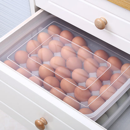 34-Grid Plastic Egg Storage Box for Fridge by HitMyNeed