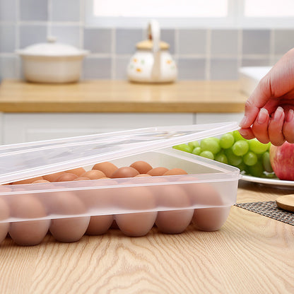 34-Grid Plastic Egg Storage Box for Fridge by HitMyNeed
