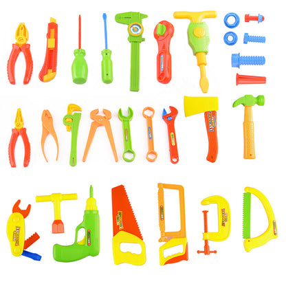 34-Piece Kids Toy Tool Set with Carry Bag by HitMyNeed