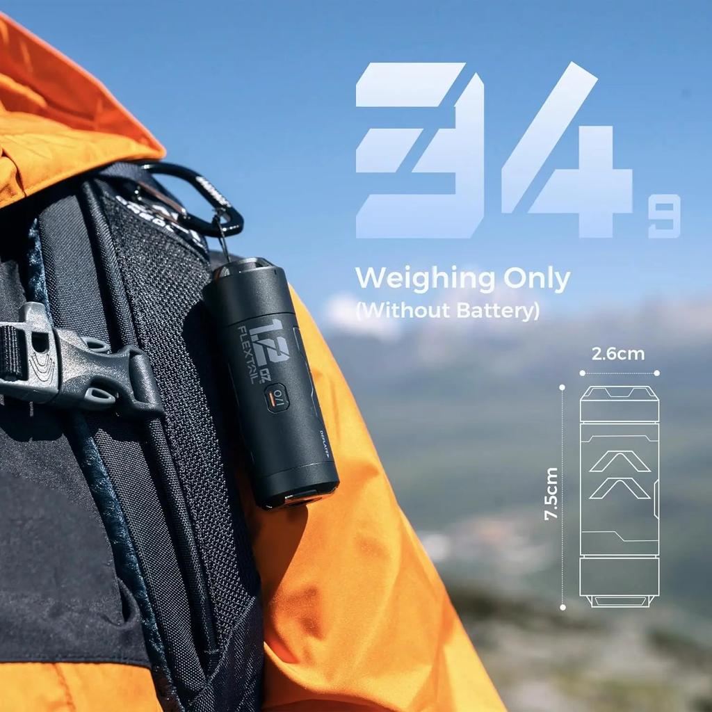 34g Ultra Mini Rechargeable Air Pump for Inflatables by HitMyNeed