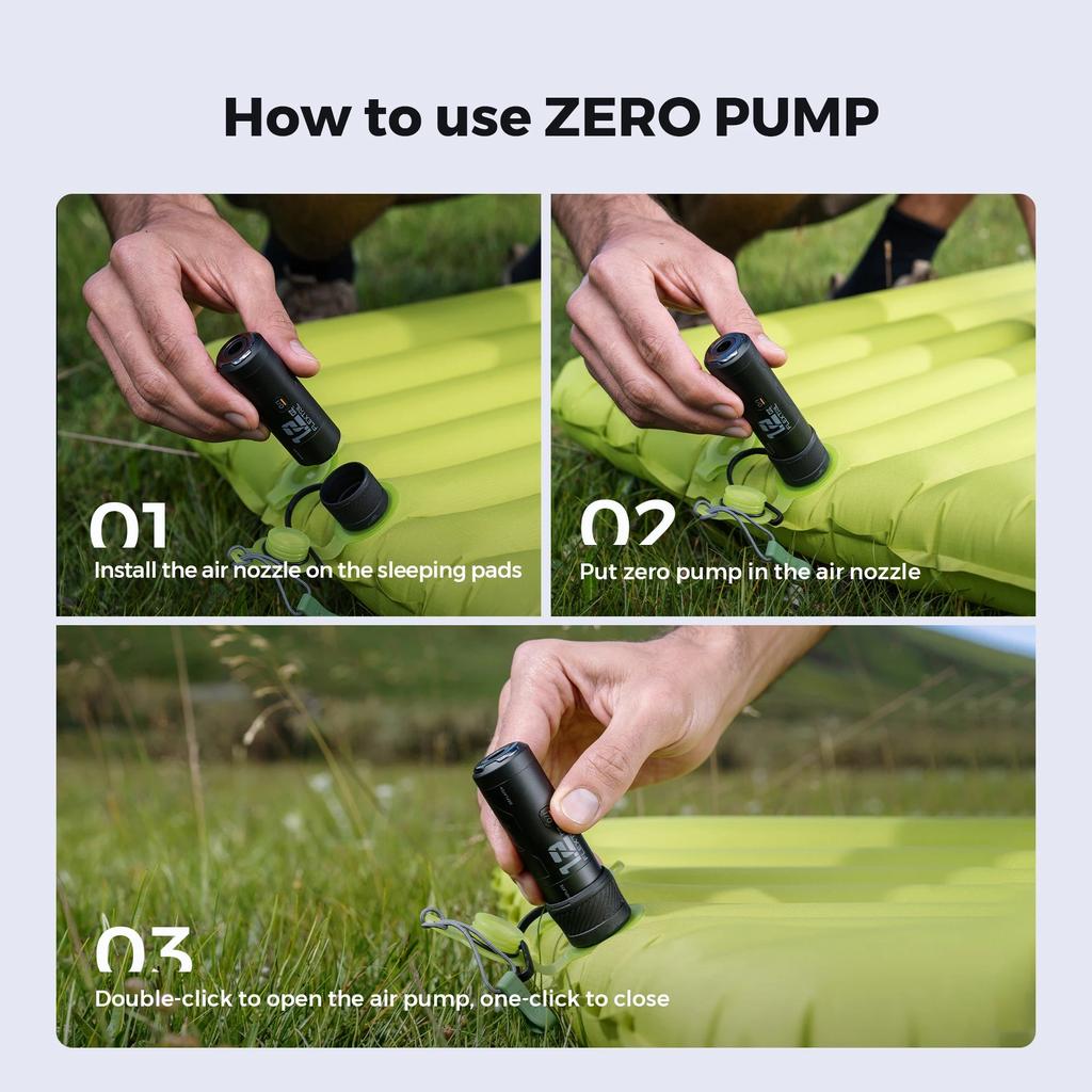 34g Ultra Mini Rechargeable Air Pump for Inflatables by HitMyNeed
