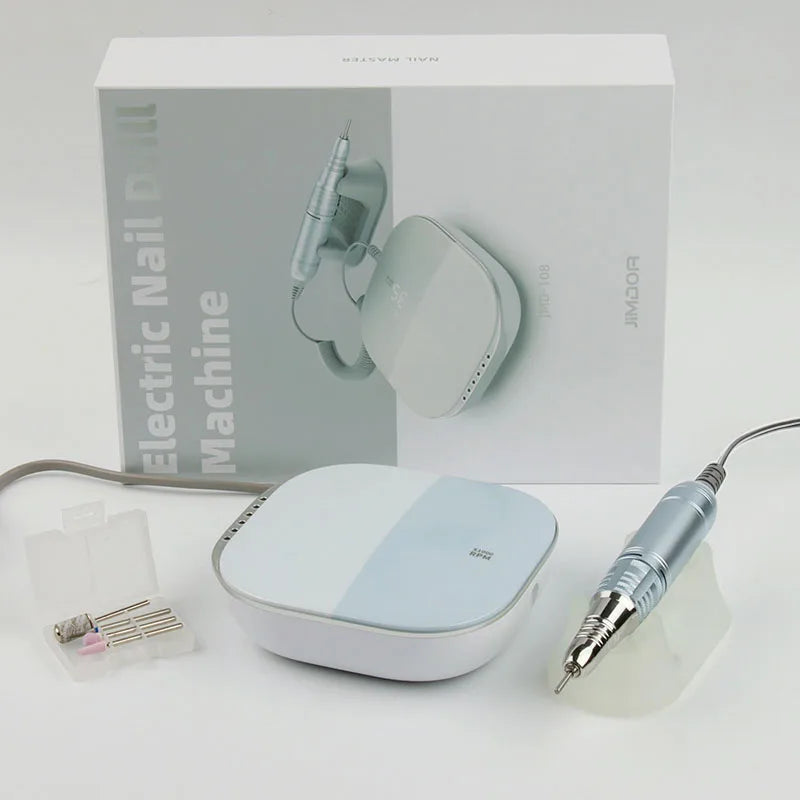 35000 RPM Electric Nail Drill with HD Display jmd108-blue by HitMyNeed