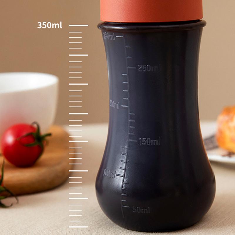 350ml Five-Hole Squeeze Sauce & Oil Dispenser Bottle by HitMyNeed