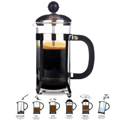 350ml Glass French Press Coffee Maker by HitMyNeed
