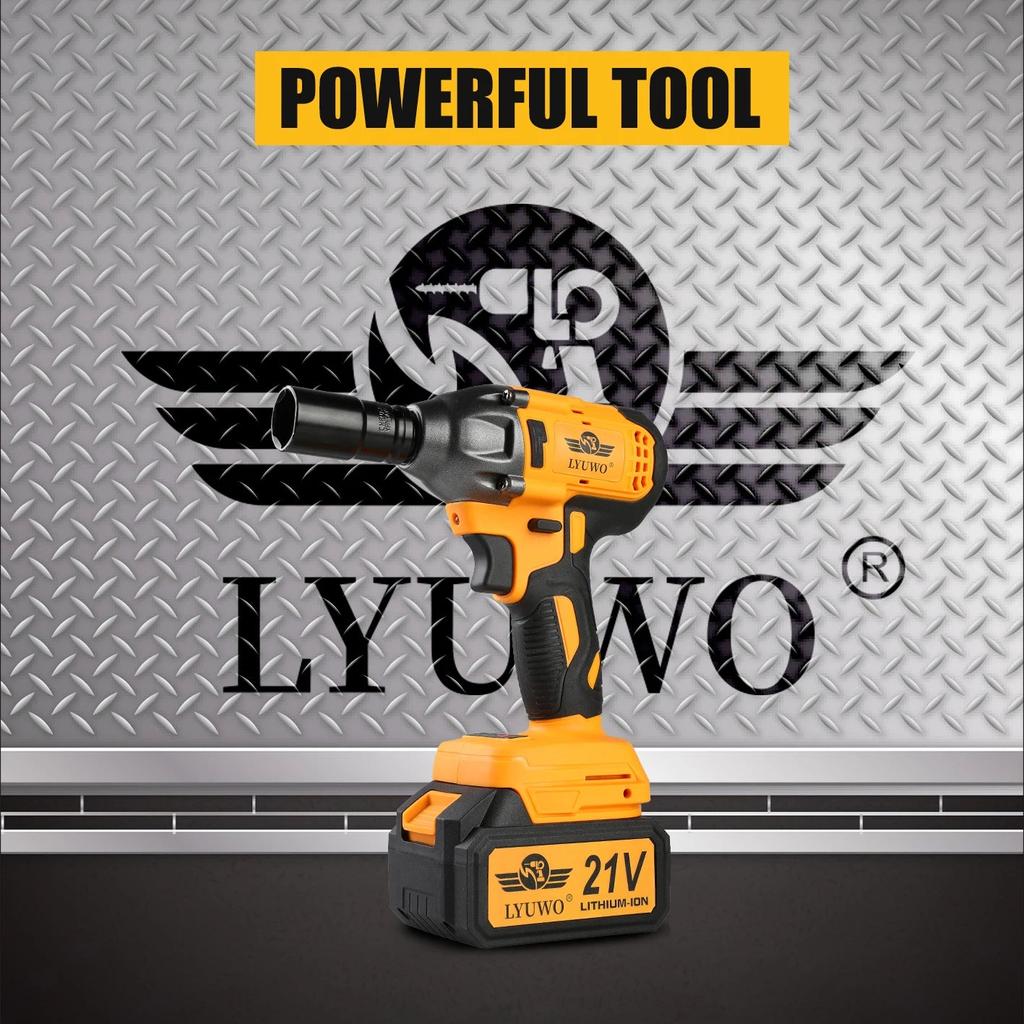 350Nm Brushless Electric Impact Wrench Kit by HitMyNeed