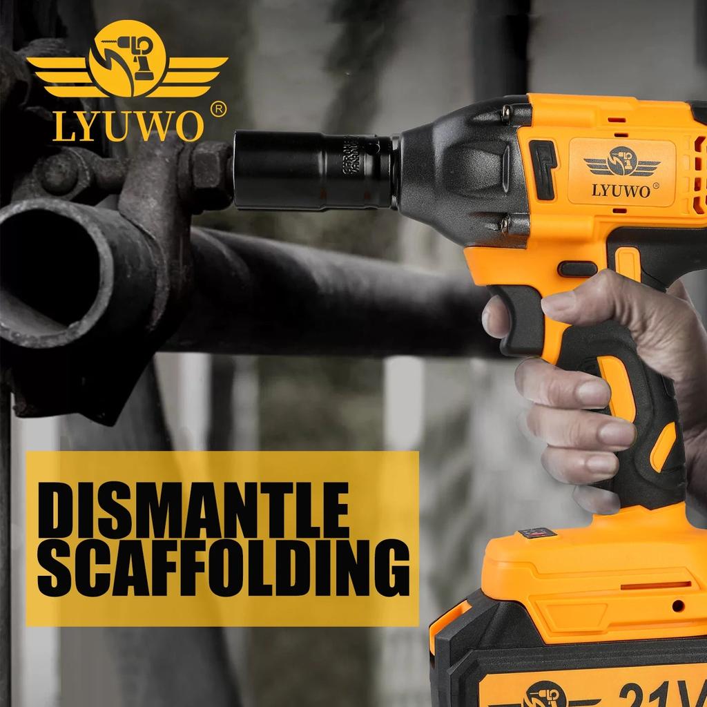 350Nm Brushless Electric Impact Wrench Kit by HitMyNeed