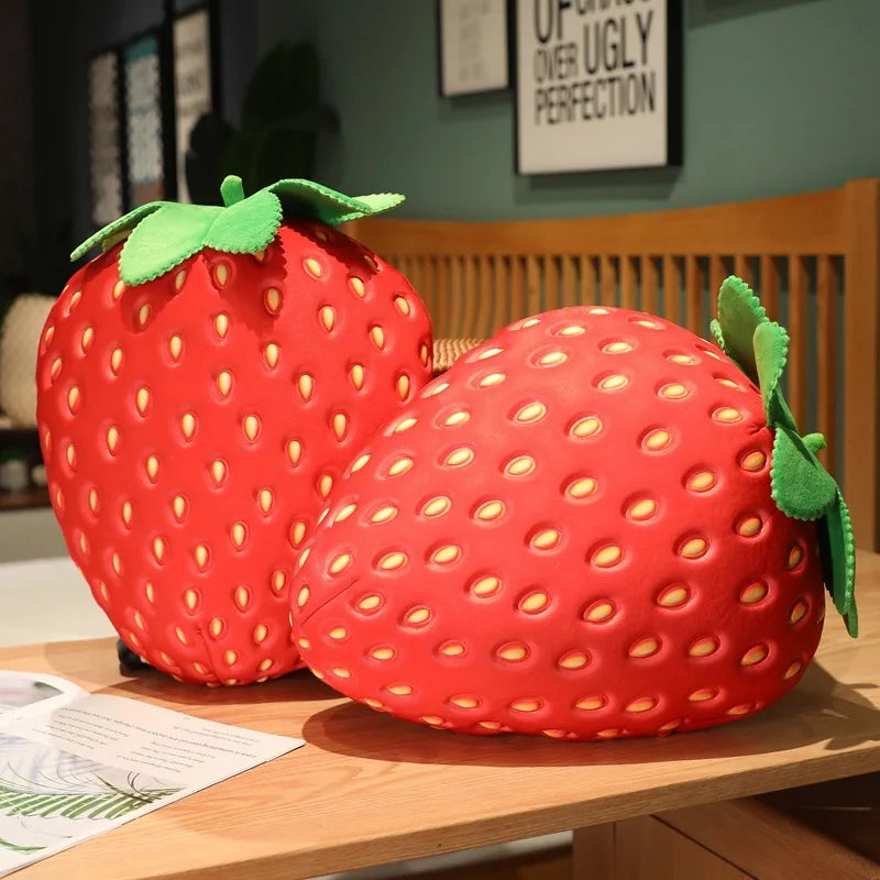 35cm Strawberry Plush Cushion Pillow Toy by HitMyNeed