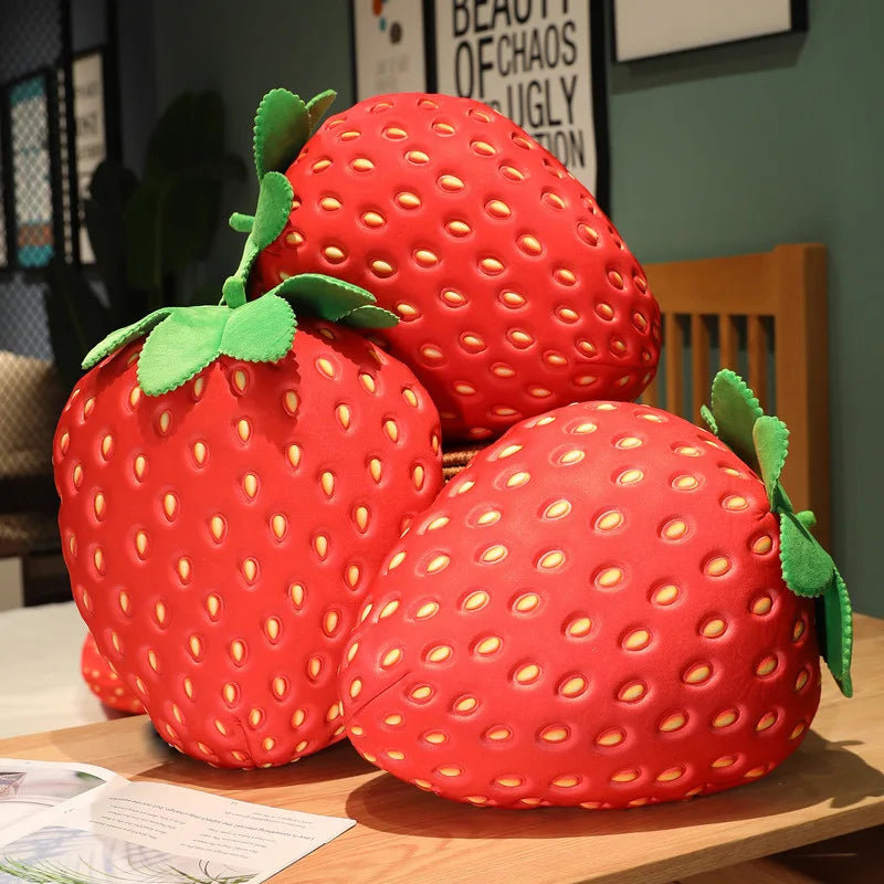 35cm Strawberry Plush Cushion Pillow Toy by HitMyNeed