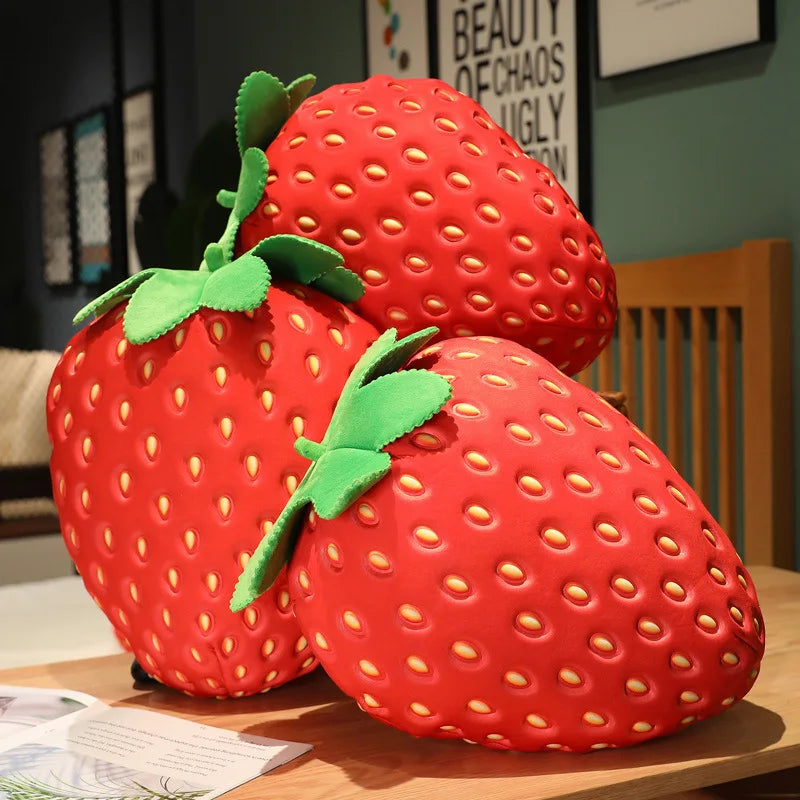 35cm Strawberry Plush Cushion Pillow Toy by HitMyNeed
