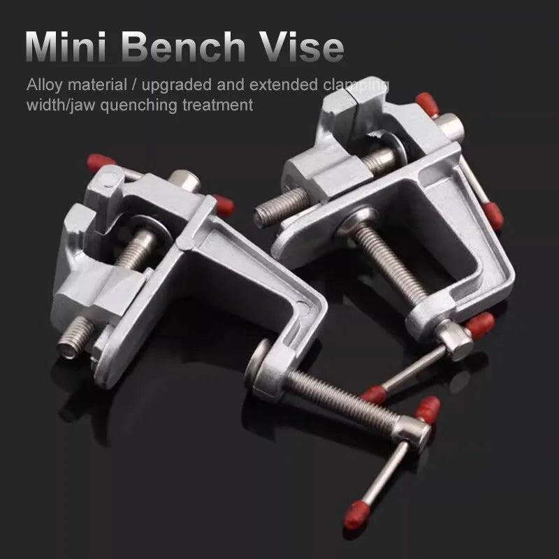 35mm Aluminium Alloy Bench Clamp Vise for DIY & Repair by HitMyNeed