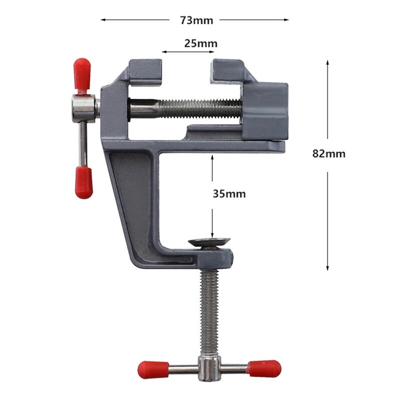 35mm Aluminium Table Bench Clamp Vise by HitMyNeed