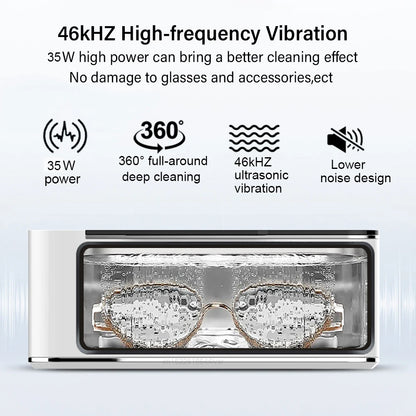 35W Ultrasonic Cleaner 500ml for Glasses & Jewelry by HitMyNeed