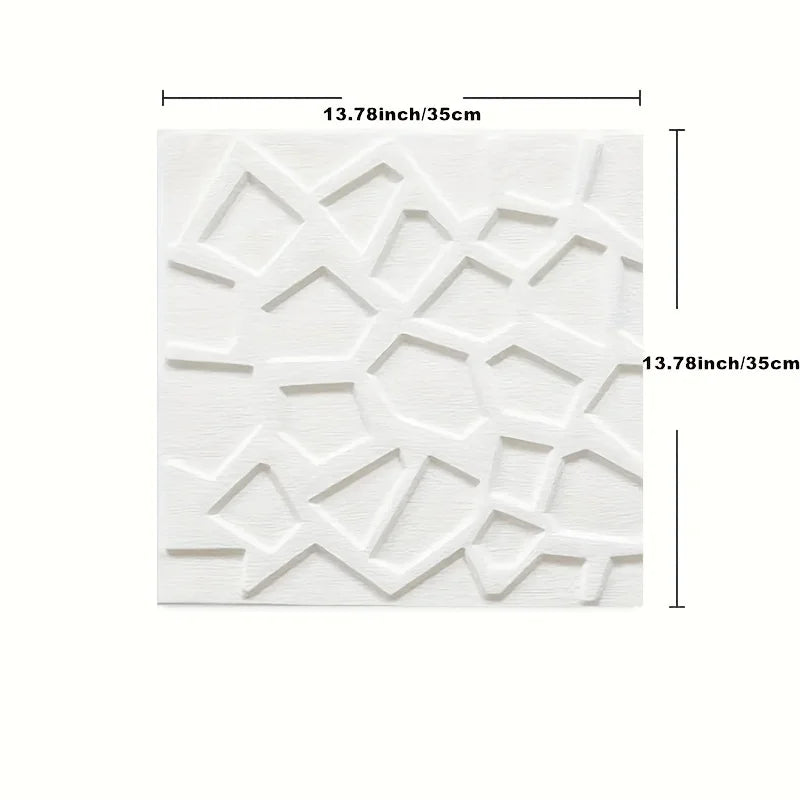 35x35cm 3D Waterproof Peel & Stick Ceiling Panel by HitMyNeed