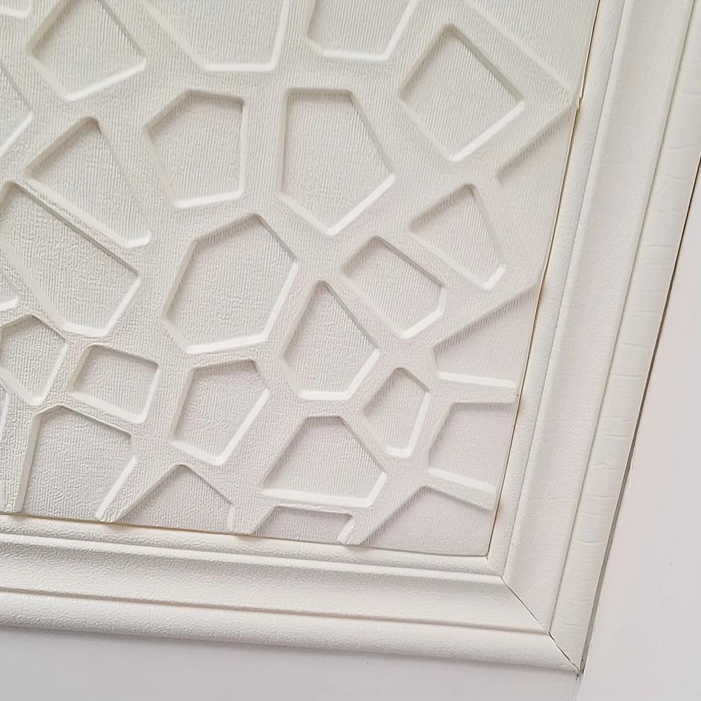 35x35cm 3D Waterproof Peel & Stick Ceiling Panel by HitMyNeed