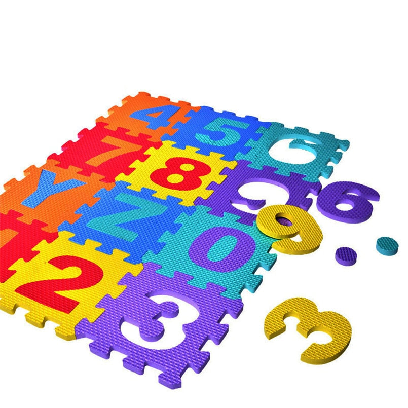 36-Piece EVA Foam Alphabet & Number Puzzle Mat by HitMyNeed