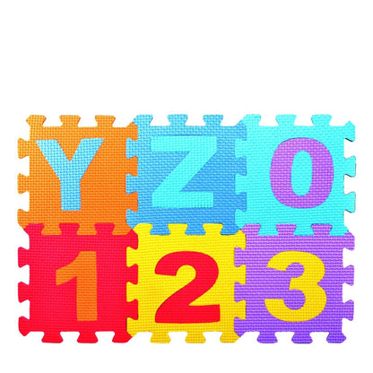36-Piece EVA Foam Alphabet & Number Puzzle Mat by HitMyNeed